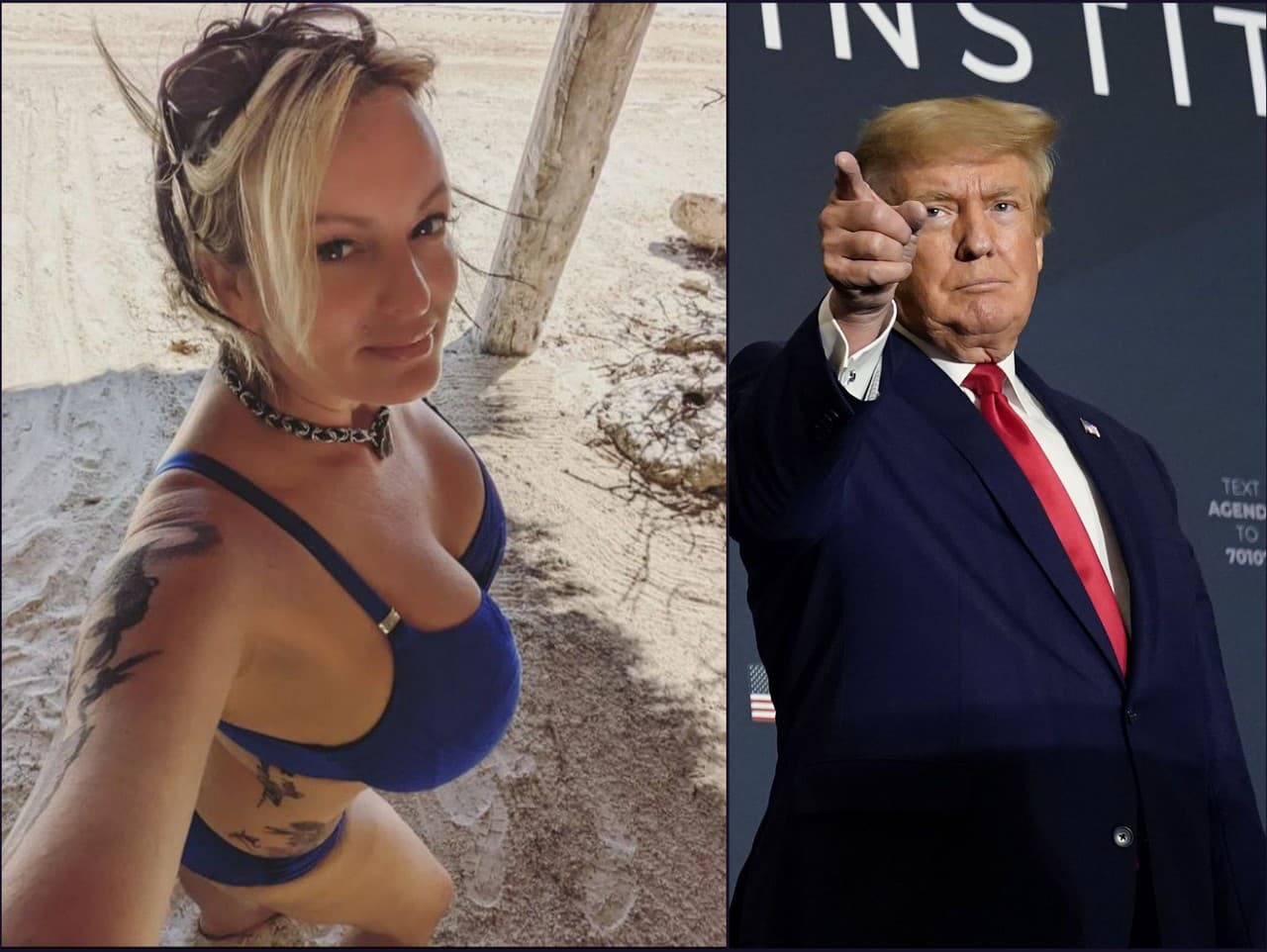 Stormy Danielsová a Donald Trump