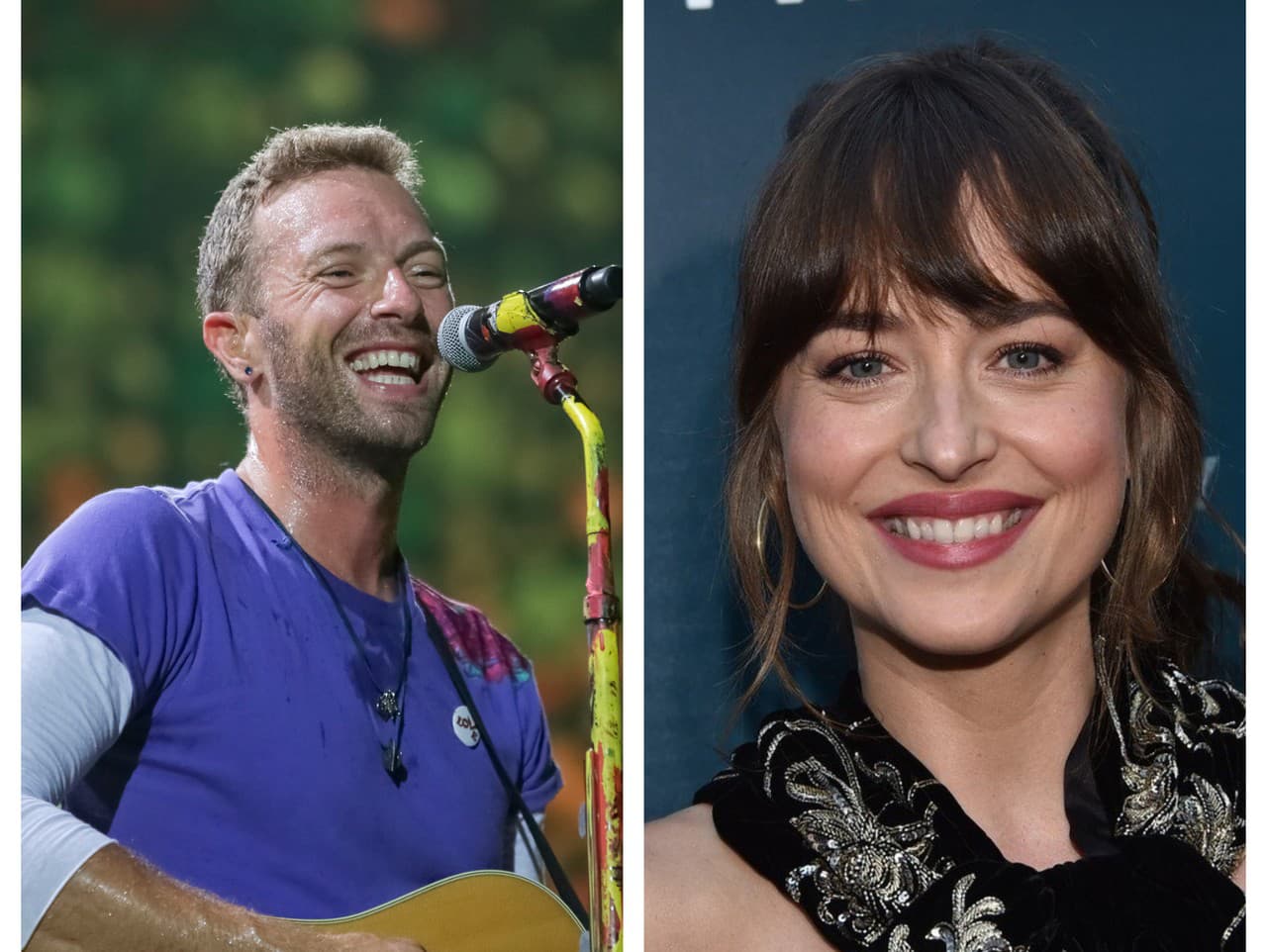 Chris Martin a Dakota Johnson