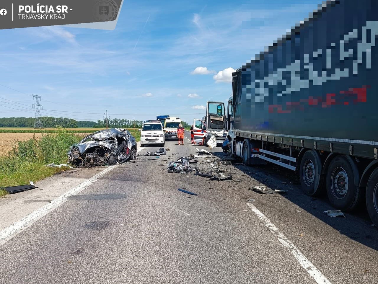 Tragická nehoda v okrese Dunajská Streda si vyžiadala život vodiča