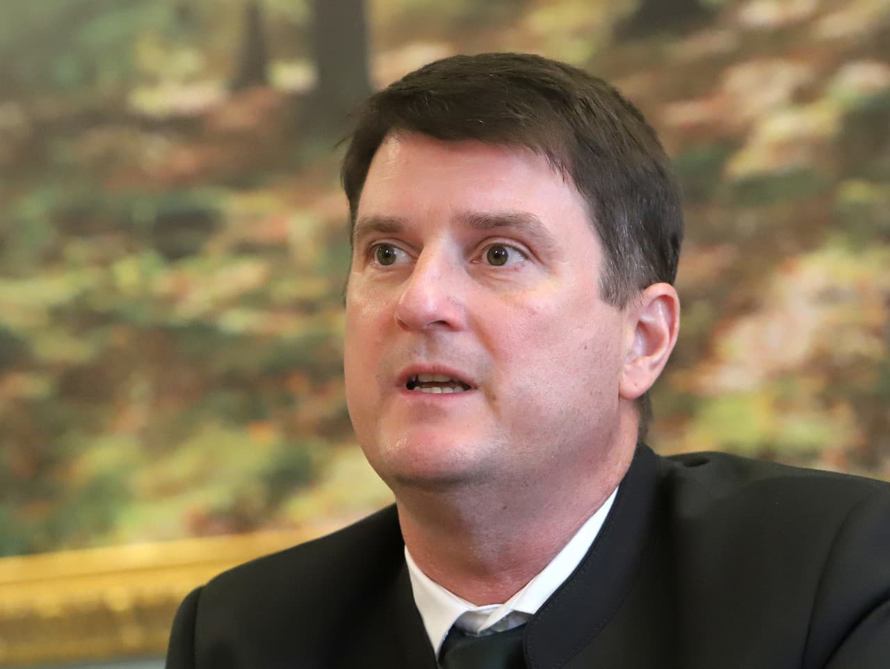 Na snímke generálny riaditeľ štátneho podniku LESY SR Tibor Menyhart