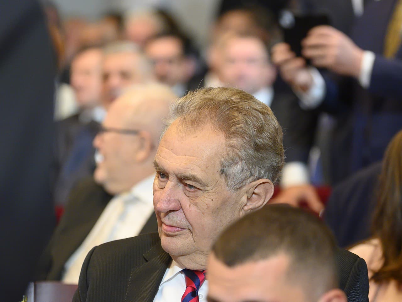 Na snímke bývalý český prezident Miloš Zeman 