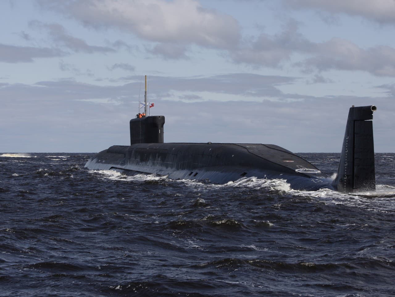 Ruská ponorka Yuri Dolgoruky.  Ilustračné foto