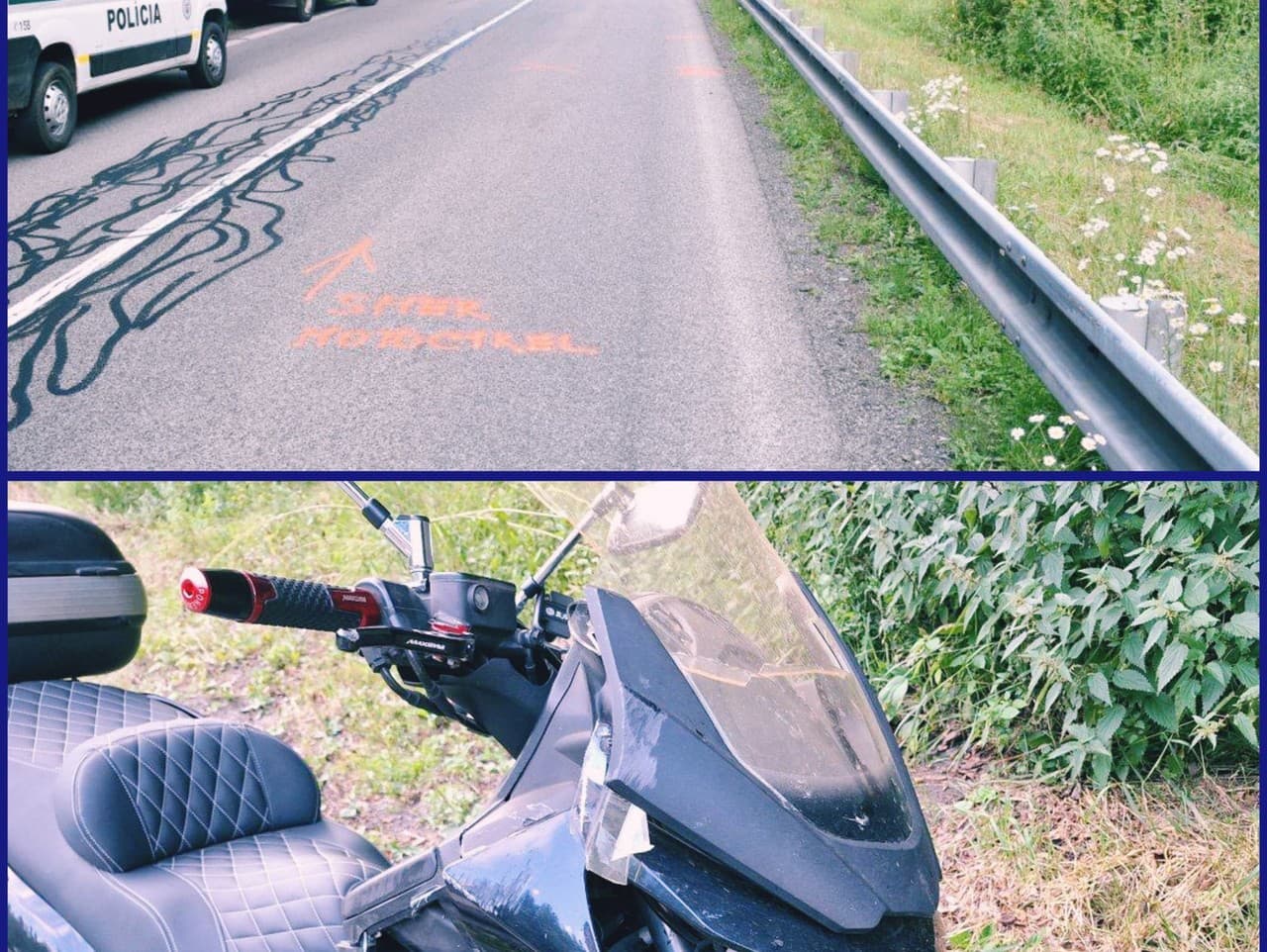 Motocyklista po zrážke s medveďom utrpel vážne zranenia