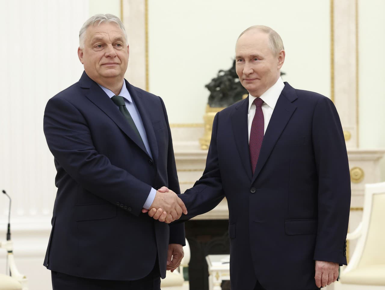 Viktor Orbán a Vladimir Putin