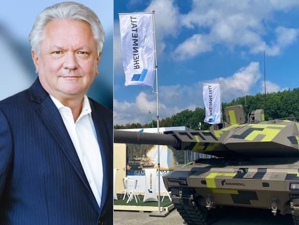 Amir Papperger, výkonný riaditeľ nemeckej zbrojárskej spoločnosti Rheinmetall. 