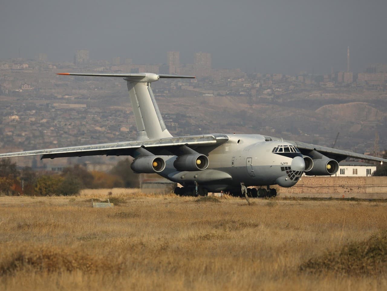 Ruské vojenské nákladné lietadlo Il-76 (Ilustračné foto)