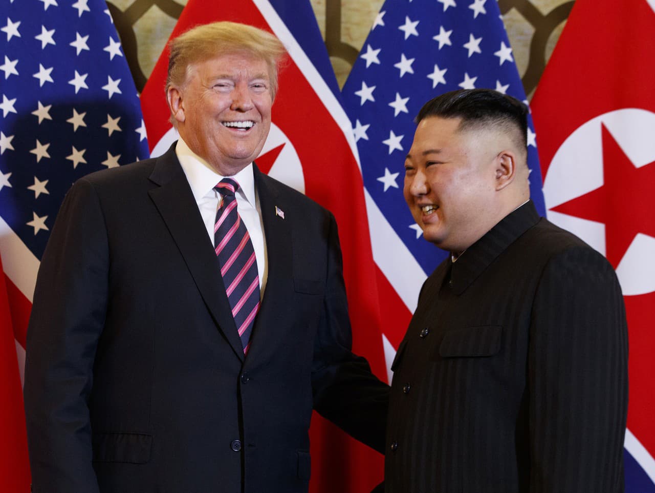 Donald Trump a Kim Čong-un 