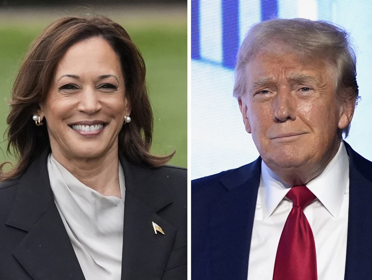 Kamala Harrisová a Donald Trump