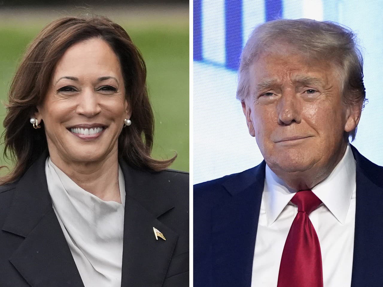 Kamala Harrisová a Donald Trump