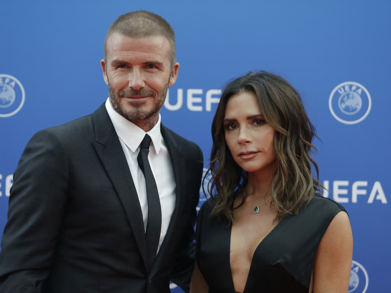 Victoria Beckham s manželom Davidom