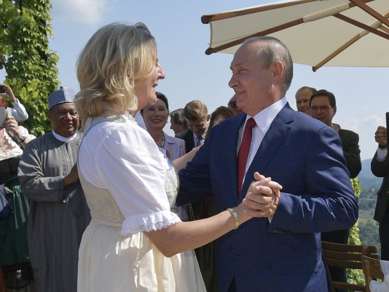 Karin Kneisslová tancovala s Vladimirom Putinom.