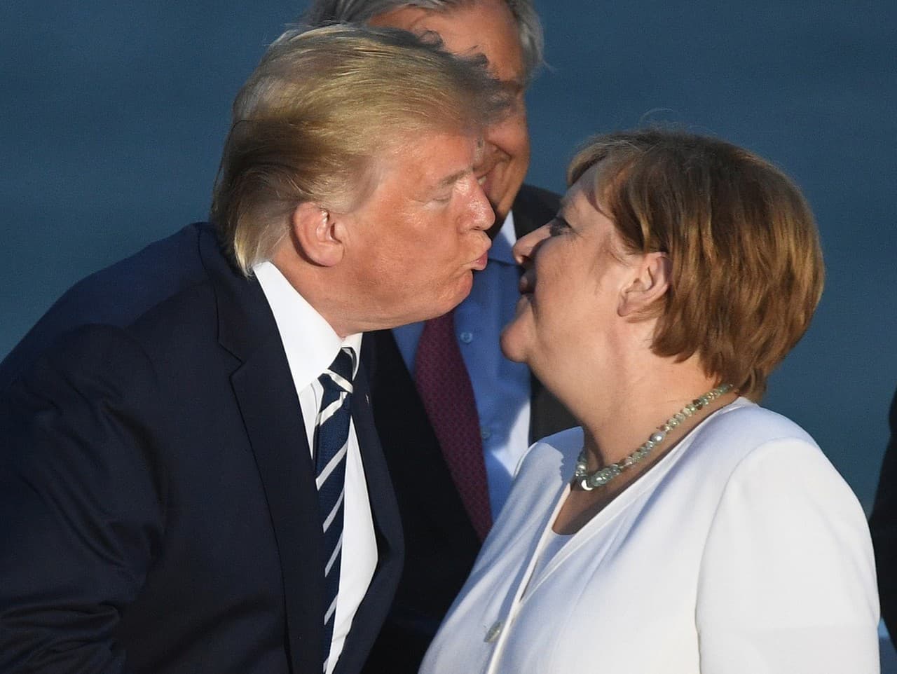 Donald Trump a Angela Merkelová