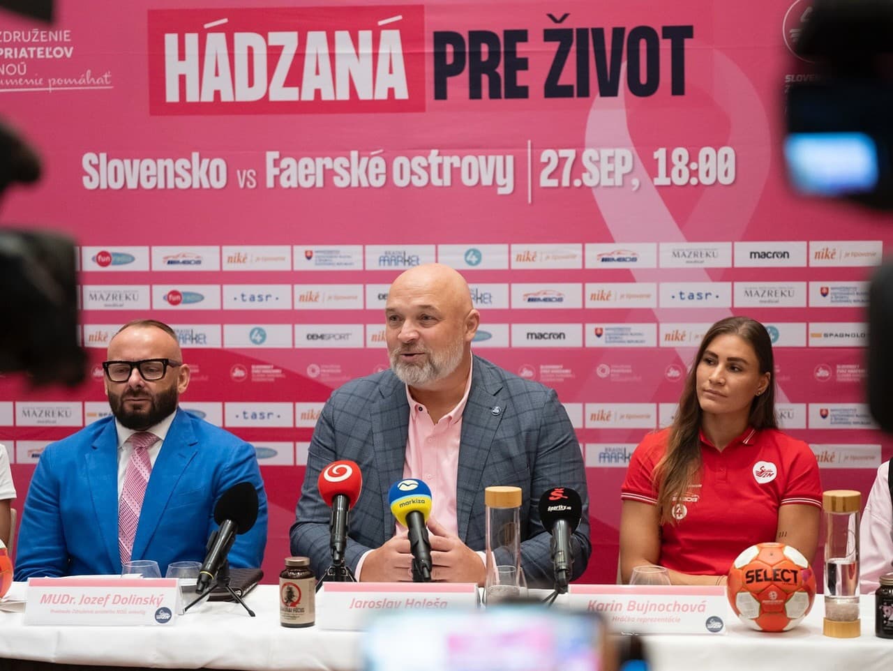 Tlačovú konferencia k nadchádzajúcemu eventu Hádzaná pre život.