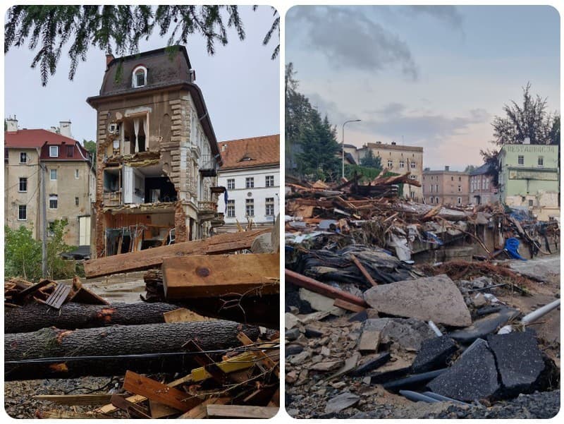 Apokalypsa v Poľsku, takto povodňová vlna zničila mnohé mestá