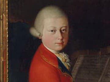 Wolfgang Amadeus Mozart - portrét z roku 1770