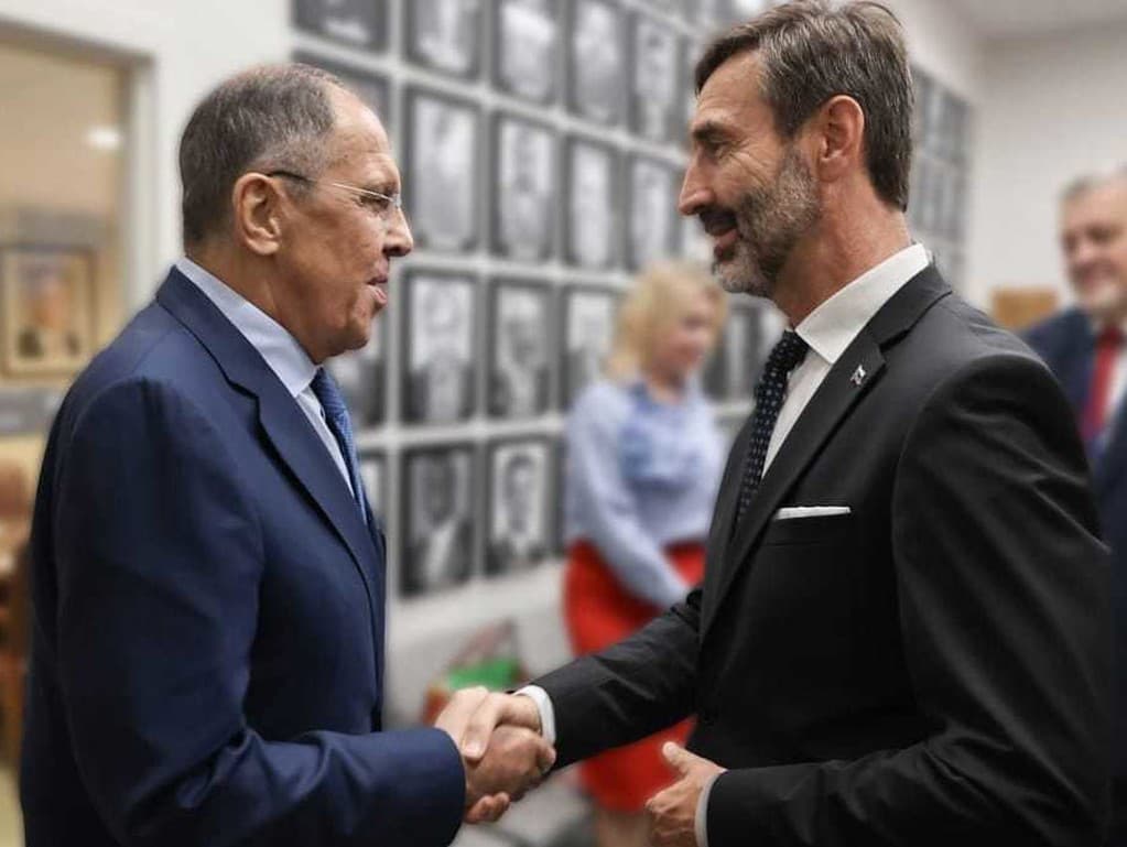 Juraj Blanár a Sergej Lavrov