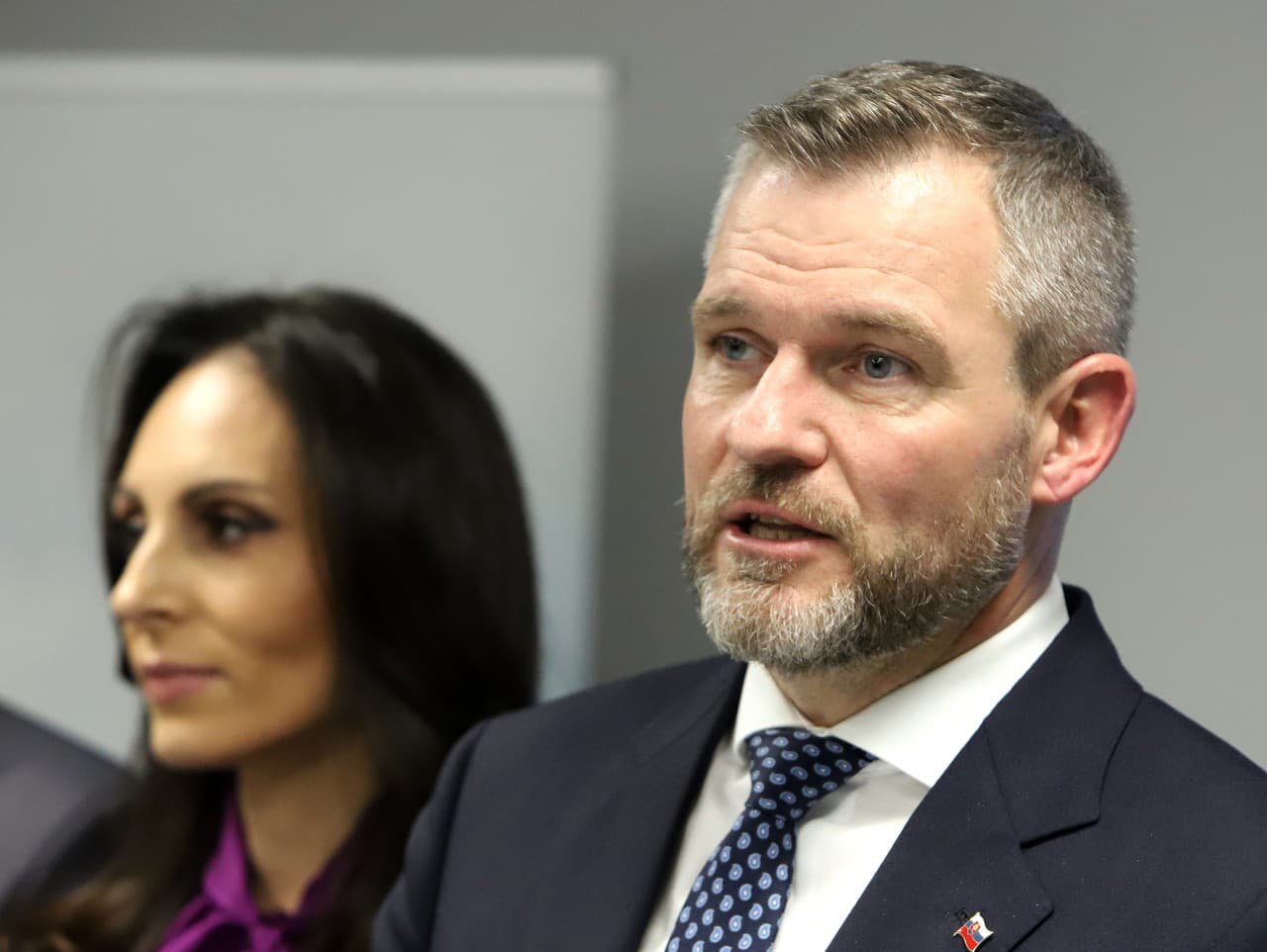 Zuzana Dolinková a Peter Pellegrini