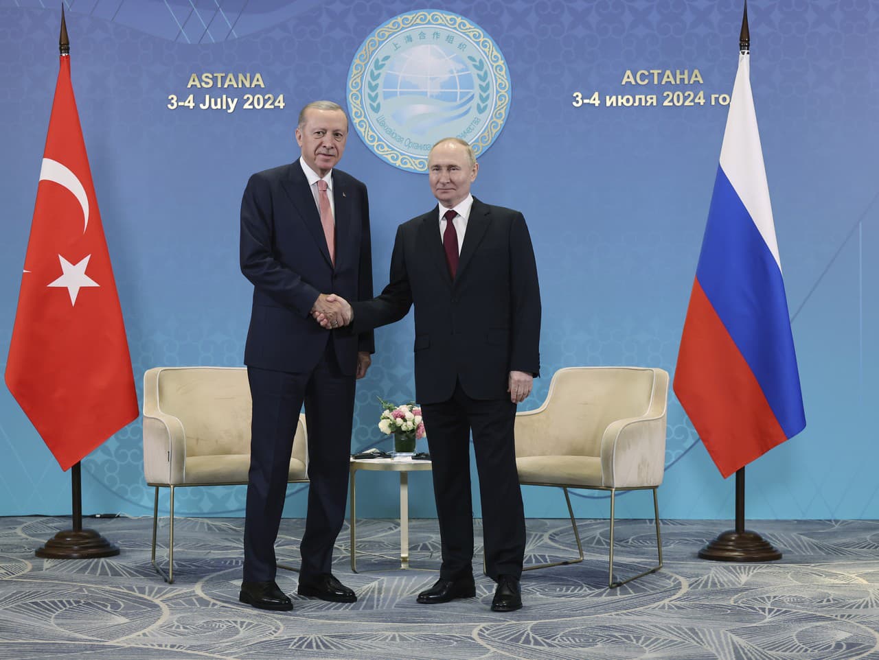 Recep Tayyip Erdogan a Vladimir Putin