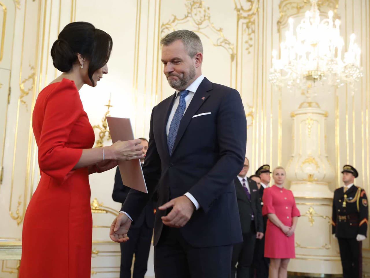 Peter Pellegrini a Zuzana Dolinková