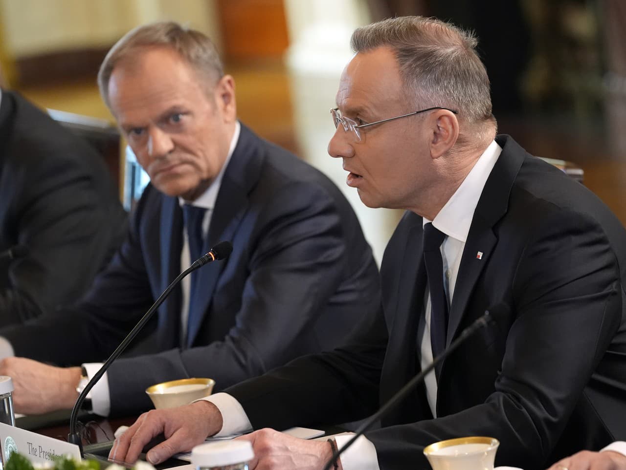 Andrzej Duda a Donald Tusk