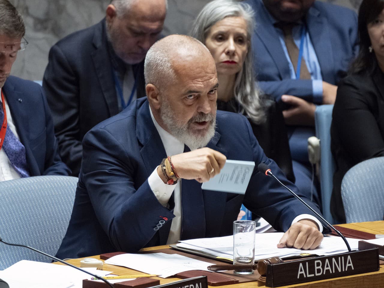 Albánsky premiér Edi Rama 