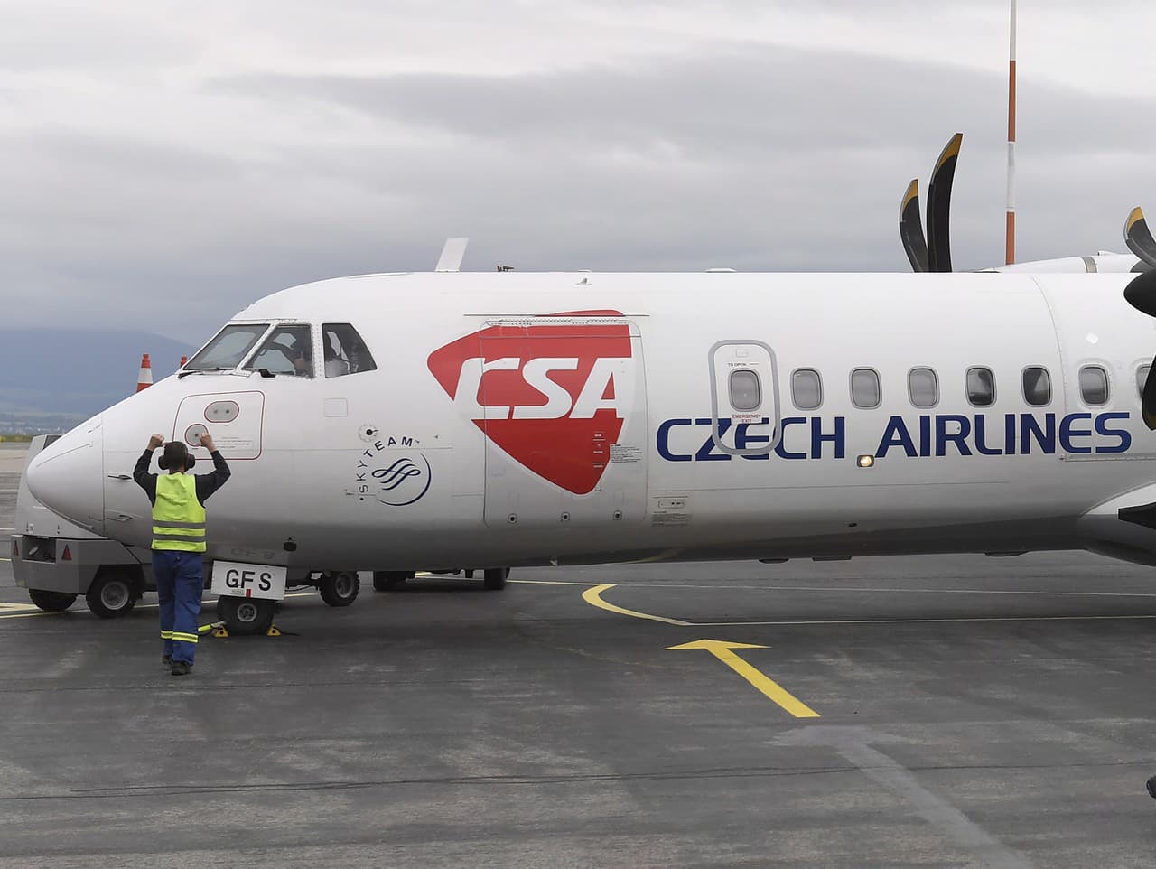 České aerolínie (ČSA).