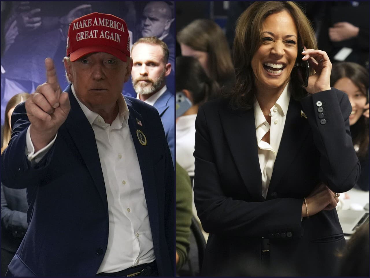 Donald Trump a Kamala Harrisová bojujú o prezidentské kreslo.