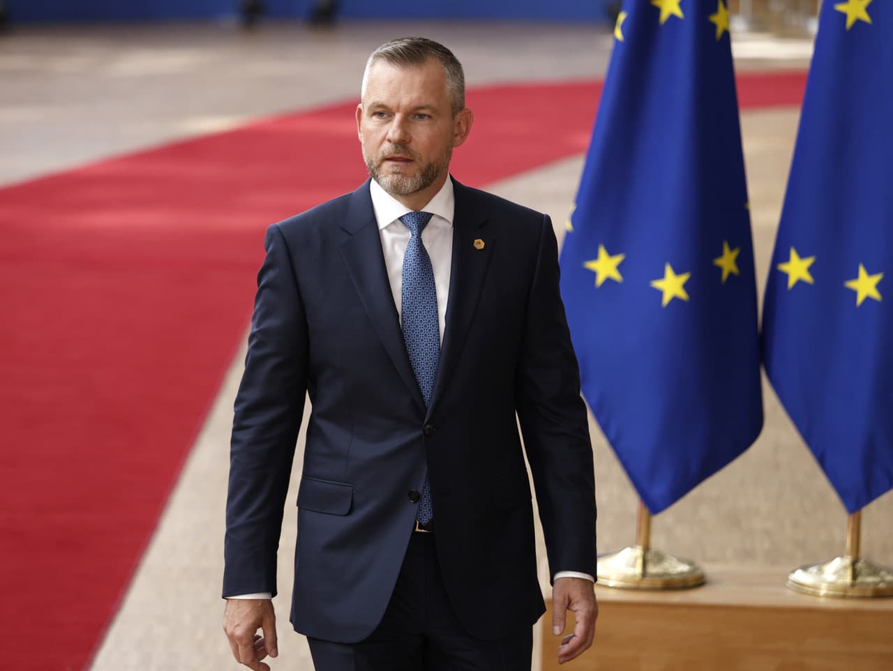 Peter Pellegrini prichádza na neformálny summit hláv štátov a vlád krajín Európskej únie v Bruseli