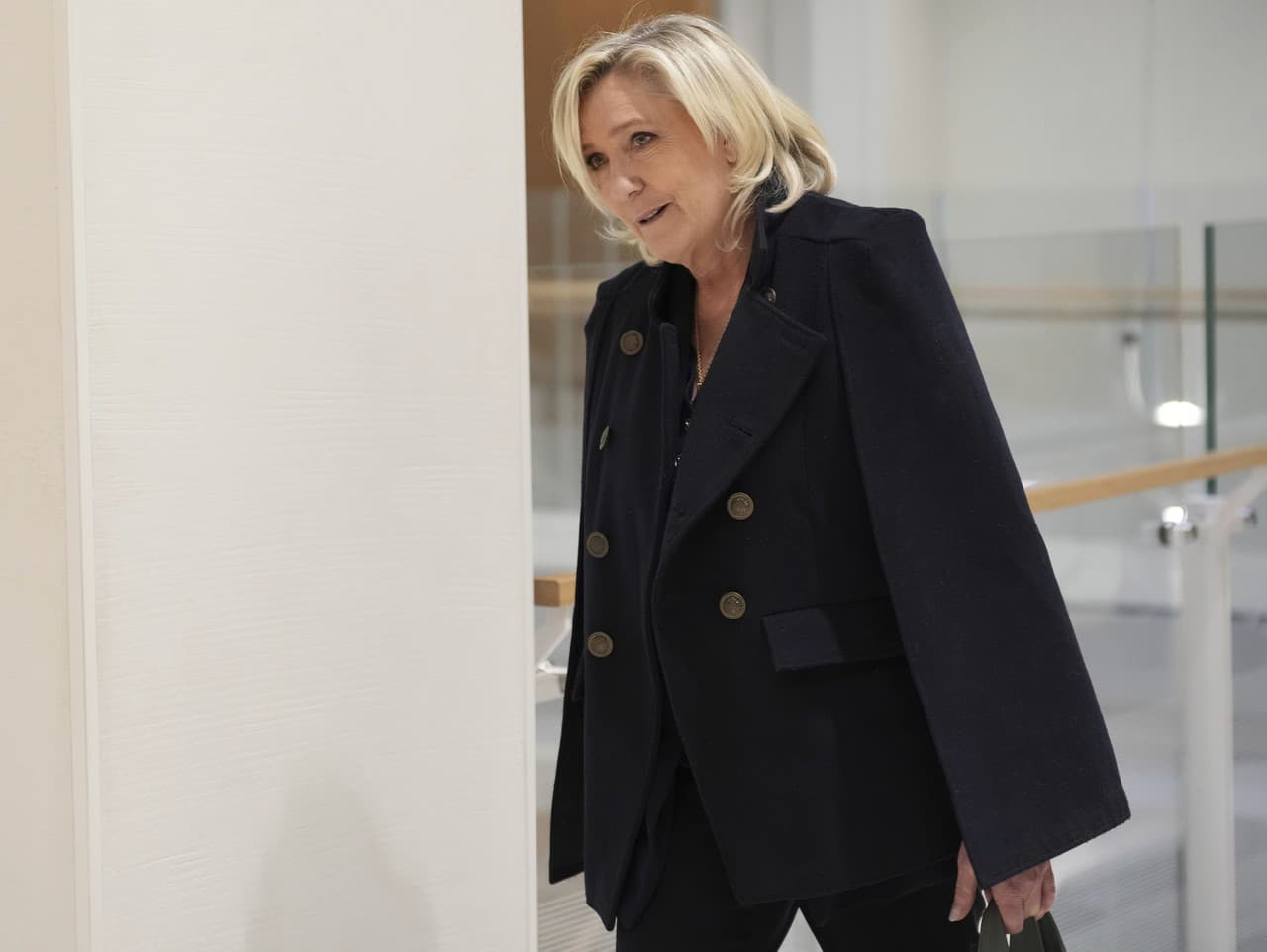 Líderka krajne pravicového Národného združenia (RN) Marine Le Penová.