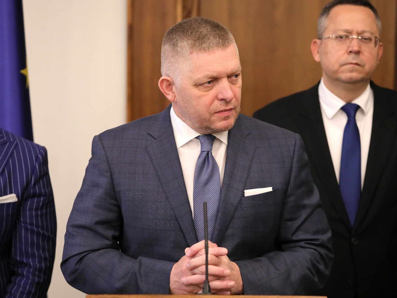 Robert Fico, Matúš Šutaj Eštok, Ladislav Kamenický a Andrej Danko