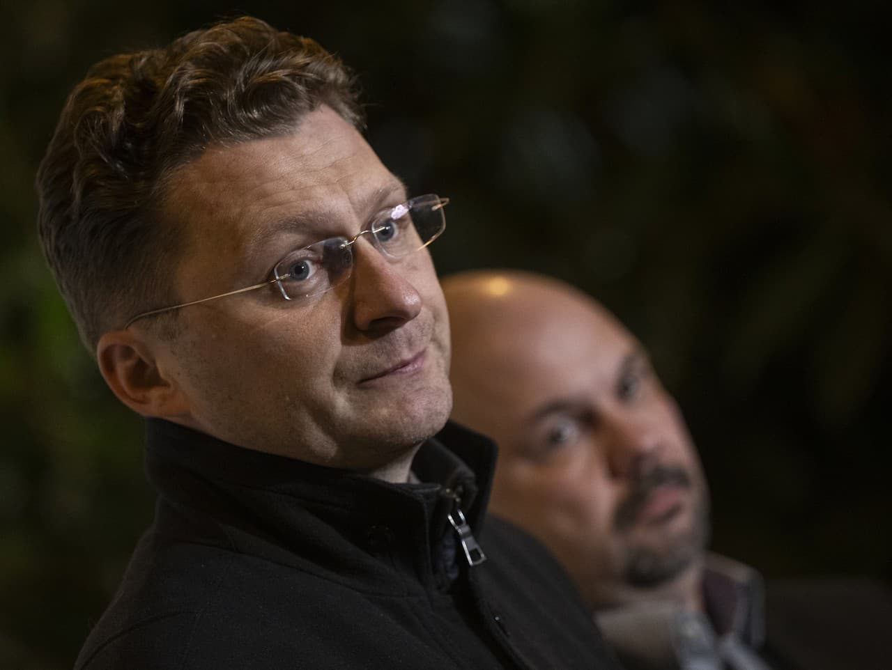 Peter Visolajský a člen LOZ Dalibor Fedák