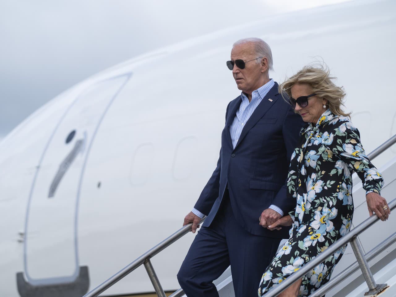 Prezident USA Joe Biden s manželkou a prvou dámou Jill Bidenovou