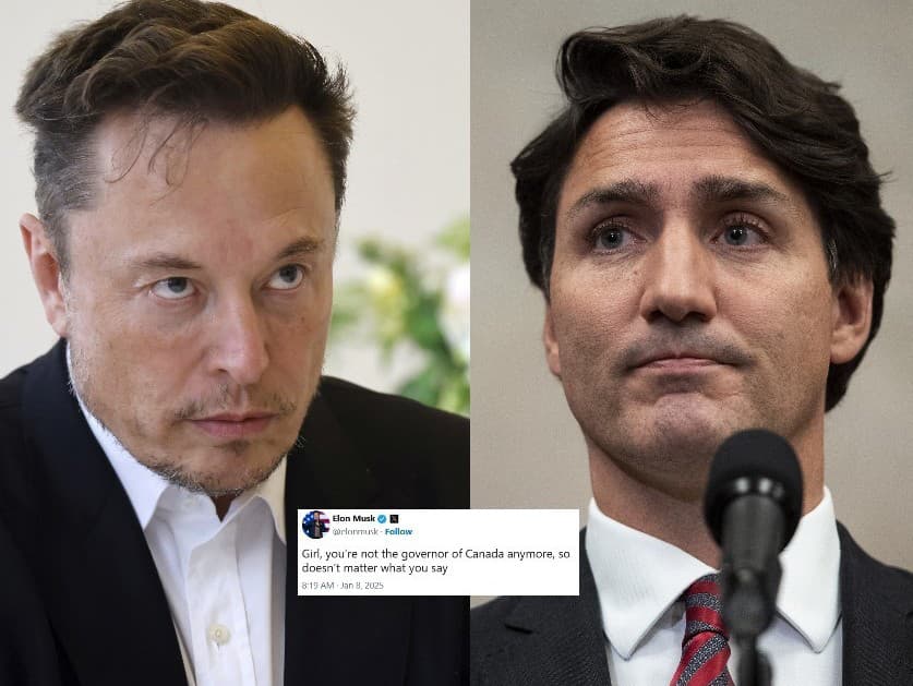 Elon Musk odkázal rezignujúcemu kanadskému premiérovi Justinovi Trudeaovi, že jeho slová už nič neznamenajú