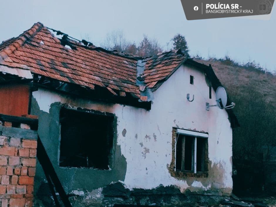 Požiar rodinného domu v obci Šíd