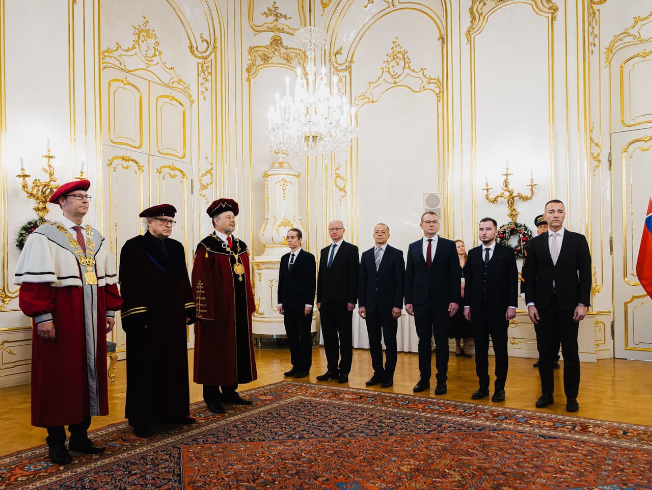 Prezident SR Peter Pellegrini vymenoval troch rektorov vysokých škôl v Prezidentskom paláci.