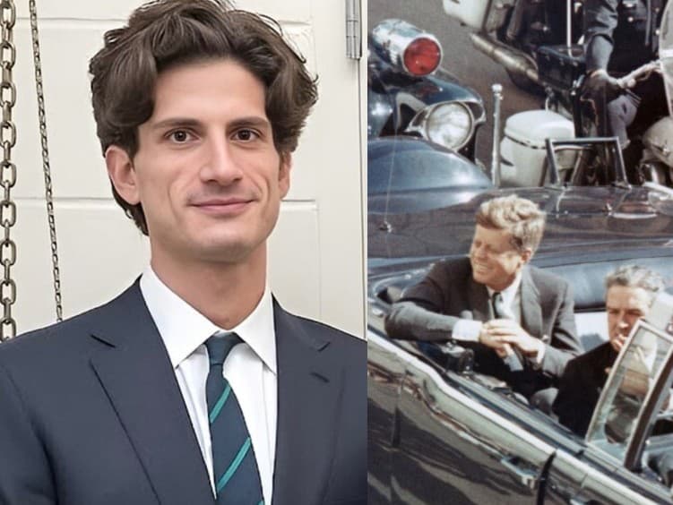 Posledné chvíle pred atentátom prezidenta J.F. Kennedyho v Dallase (november 1963) a jeho pravnuk Jack Schlossberg