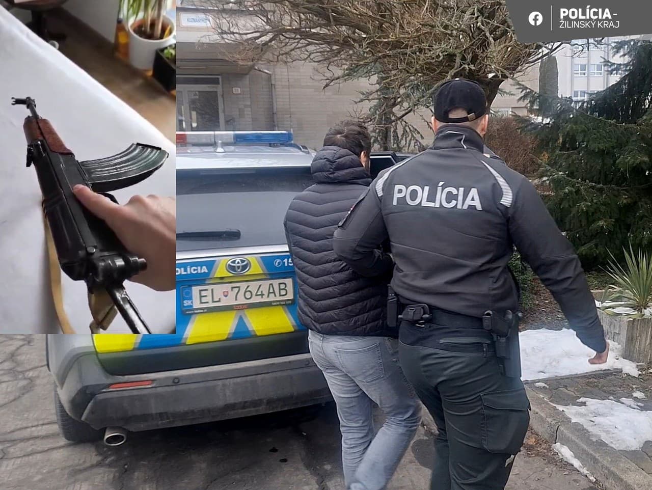 Odosielateľ sa vo videu vyhrážal likvidáciou samopalom.