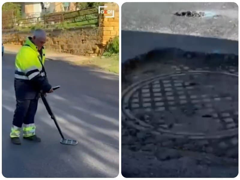 Z opravy ciest na talianskej Sicílii sa stal unikát