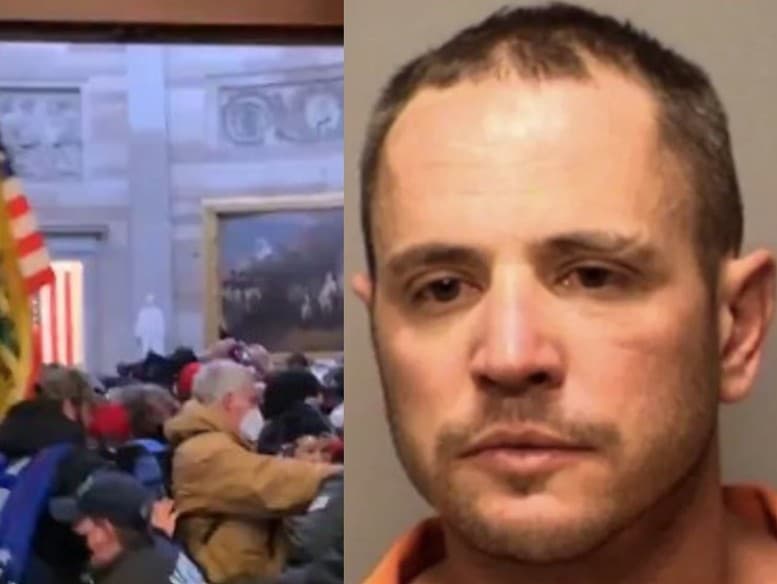 Omilostený výtržník z protestov v Kapitole Matthew Huttle (†42) bol dnes zastrelený políciou v Indiane