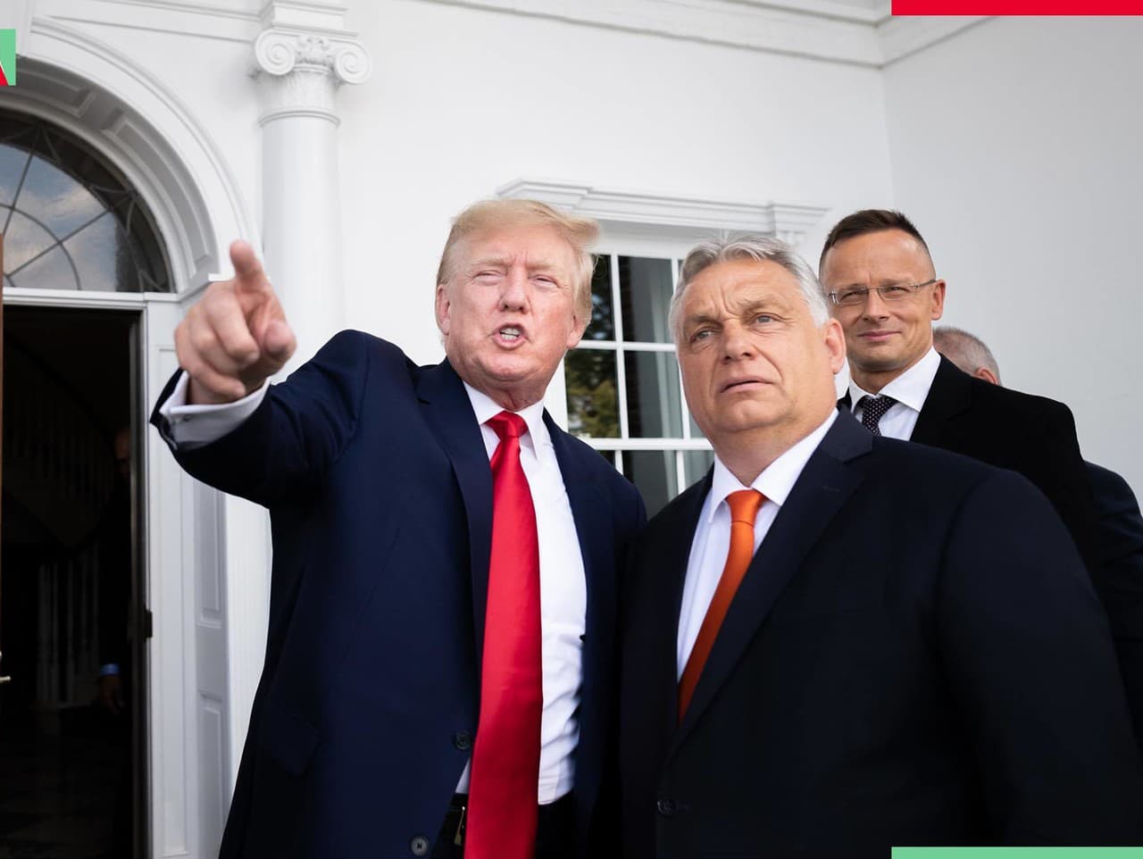 Donald Trump a Viktor Orbán