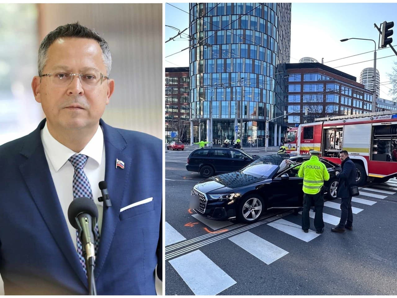 Minister Ladislav Kamenický mal v pondelok nehodu