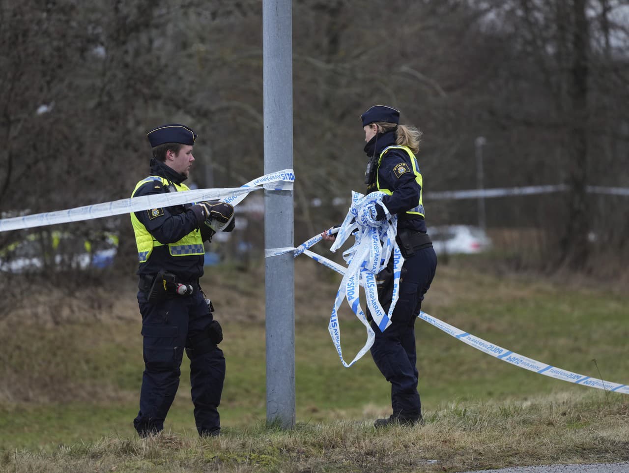 Miesto činu po streľbe v zdelávacom centre v Örebro vo Švédsku