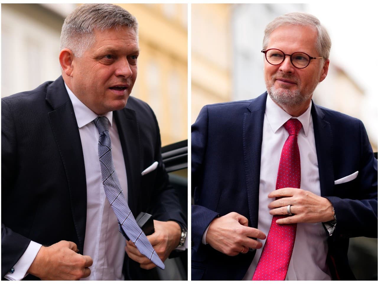 Robert Fico a Petr Fiala