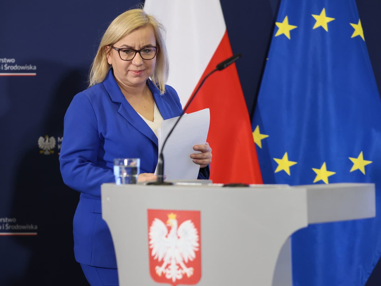 Poľská ministerka pre klímu a životné prostredie Paulina Hennig-Klosková.