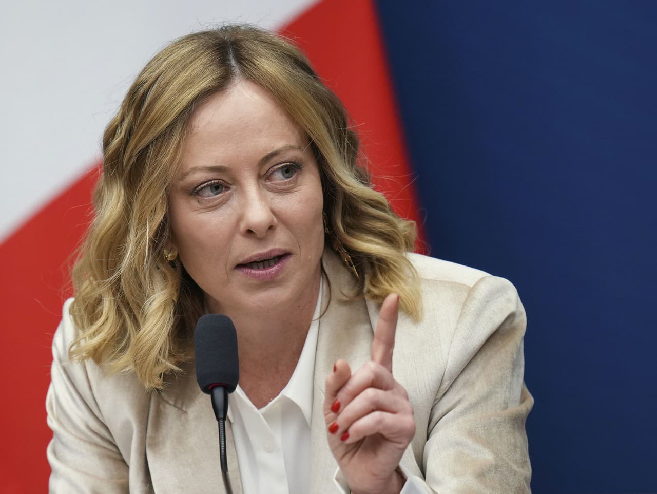 Talianska premiérka Giorgia Meloniová.