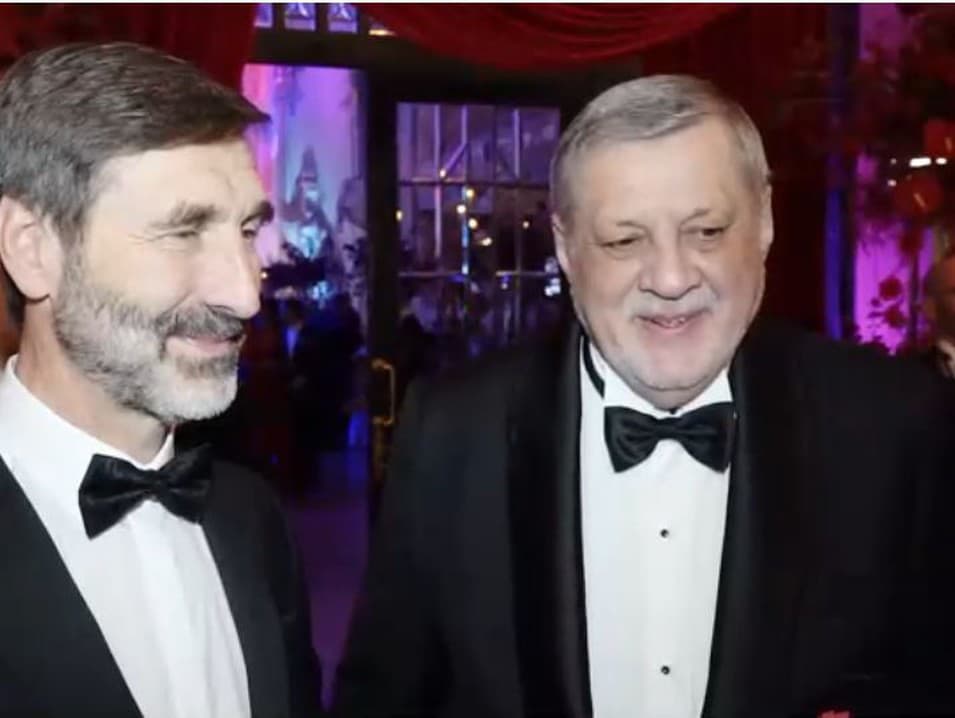 Juraj Blanár a Ján Kubiš na Česko-Slovenskom plese v Prahe