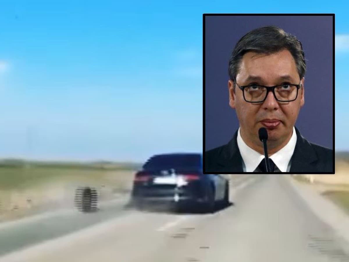 Vučičovej limuzíne odpadlo koleso.