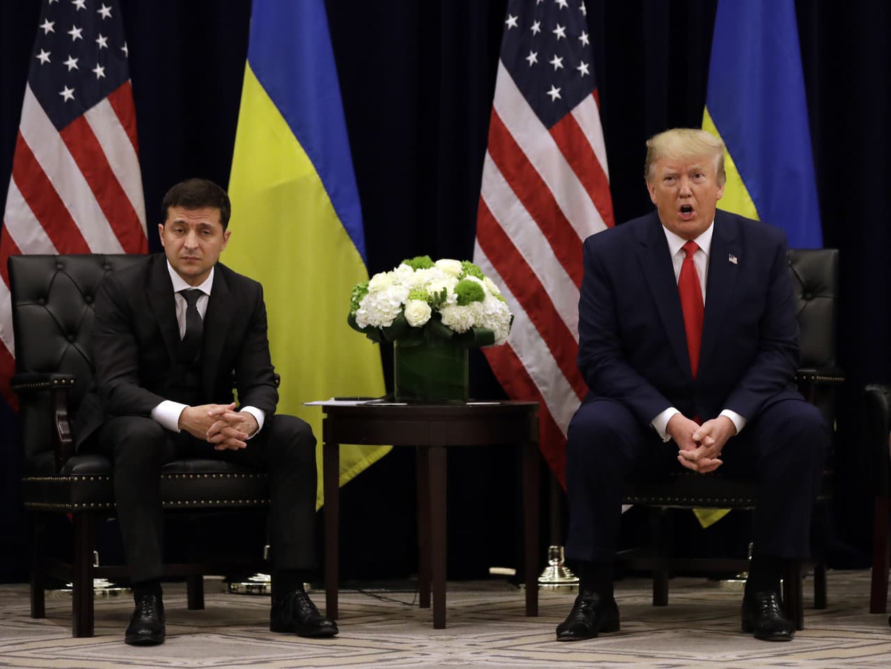 Volodymyr Zelenskyj a Donald Trump