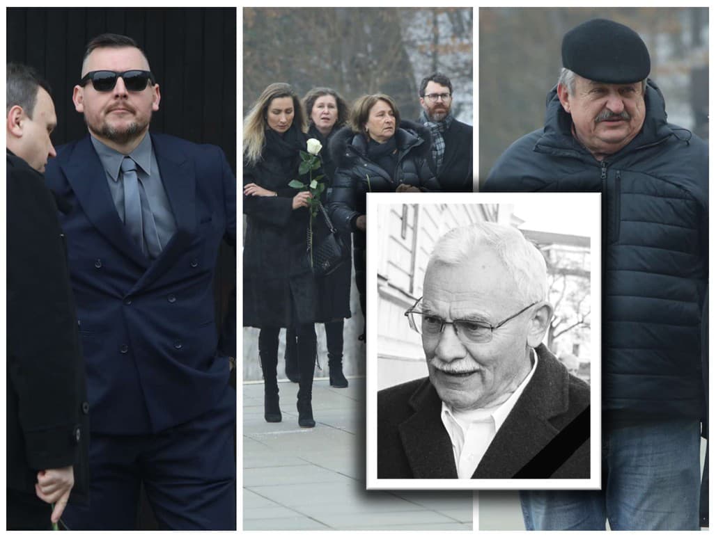 Medzi trúchliacimi na pohrebe Jána Cupera sa objavil aj Daniel Bombic či Anton Hrnko.