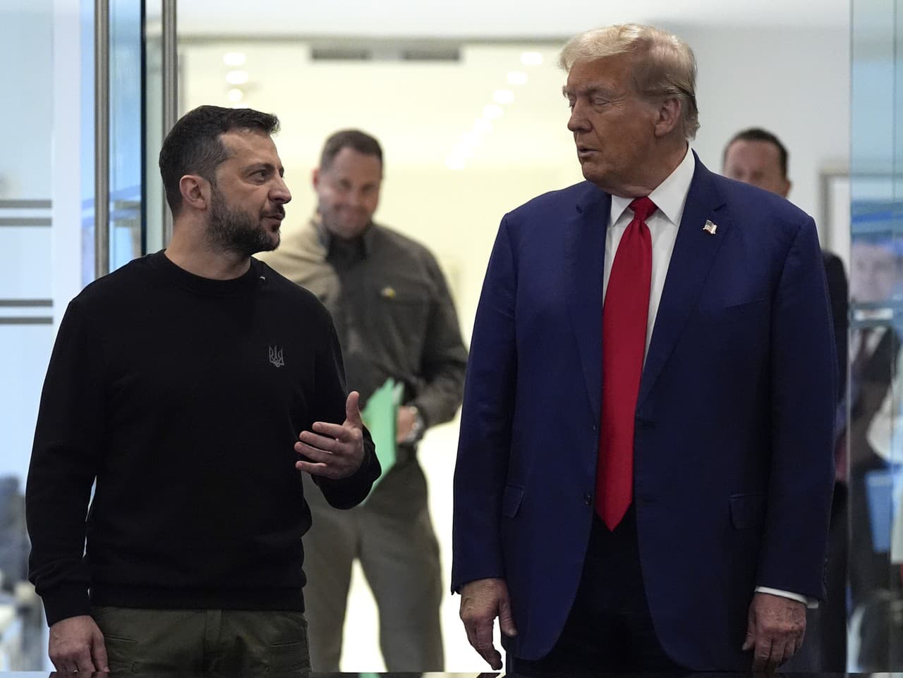 Volodymyr Zelenskyj a Donald Trump